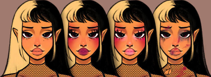 Jude Makeup Reference